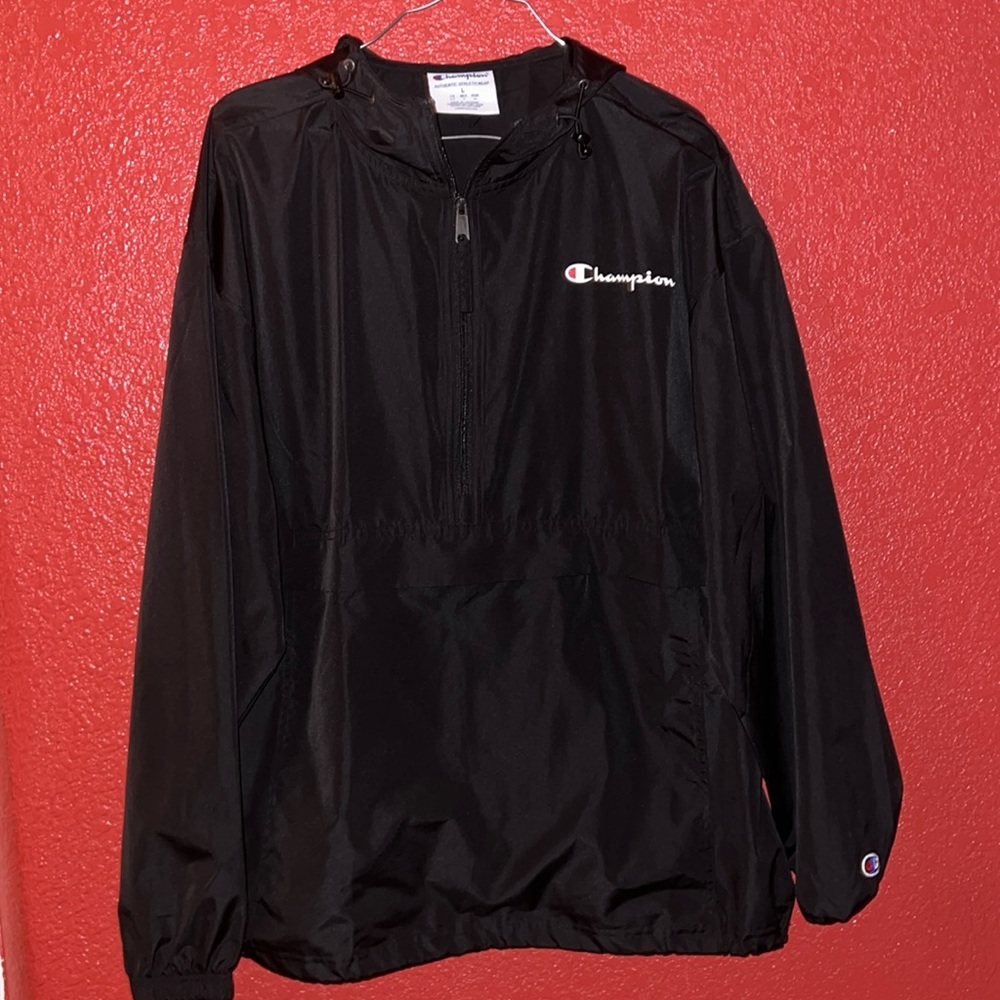 Champion Men's Jacket, Stadium Packable Wind and Water Resistant Jacket